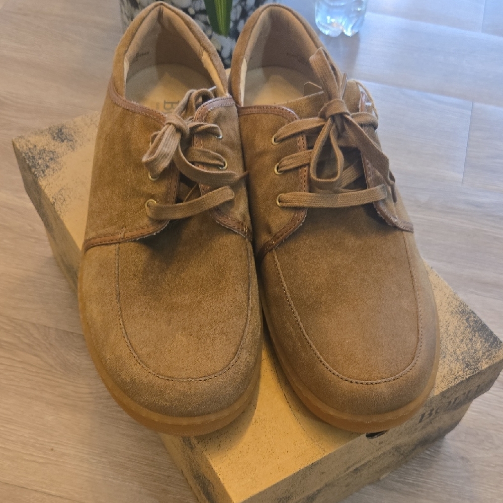 Born Men's Brown Suede Murici Size 14